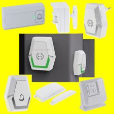 Funk-Klingel Pilota Porta Gong LED-Signal-Licht Türklingel System kabellos IP55