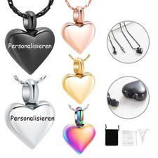 Mini-Herz-Urnen-Halskette Für