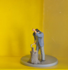 Viessmann H0 1515 Holzhacker mit Axt und Hackstock bewegte Welt in OVP/2509