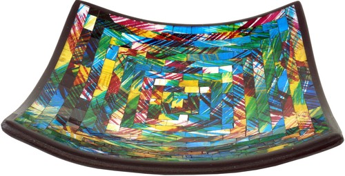 Eckige mosaikschale - eckige,