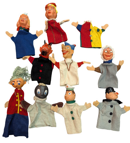 Ddr handpuppen konvolut kasper - ddr,