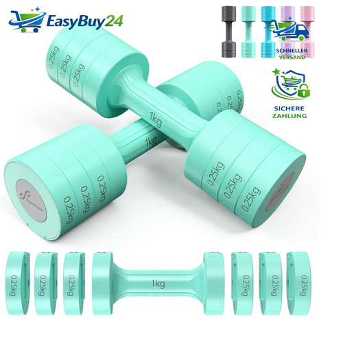 Hanteln set verstellbar 5 - set, 1-2,5