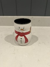 Vintage Weihnachtsmarkt Deutschland "Frohe Weihnachten" Schneemann Glühwein Becher/Tasse