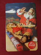 Blechpostkarte Coca-Cola Frohe Weihnachten  neu, unbeschriftet