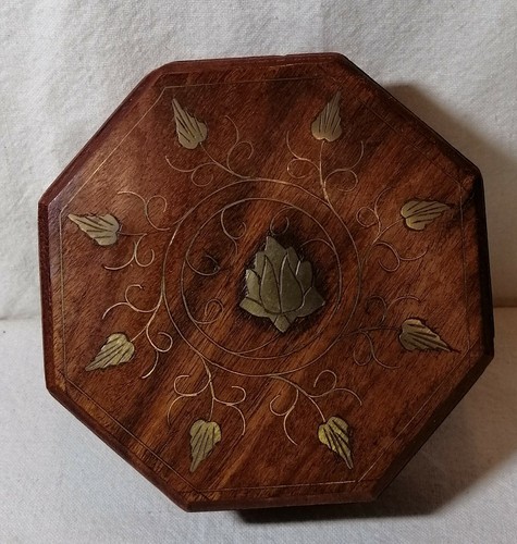 70er indien holz - 70er, dose