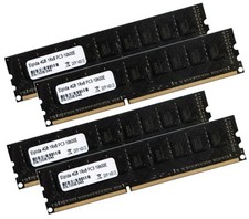 4x 4GB 16GB ECC Unbuffered RAM Arbeitsspeicher DDR3 1333 Mhz UDIMM PC3-10600E