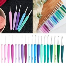 HÄKELNADELN KnitPro Wellen 2 Aluminium mit weichem farbigem Griff Griff 2mm-12mm