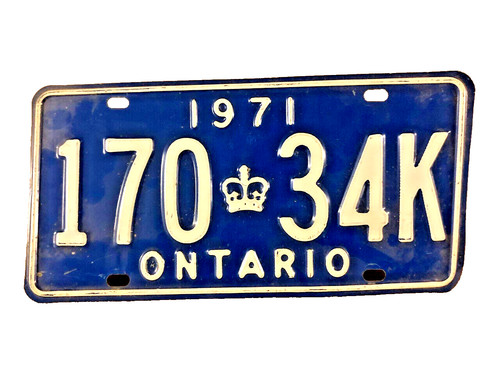 Kanada kennzeichen ontario - ,