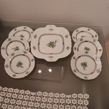 Herend Apponyi grün 6 Teller