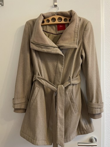 Oliver wollmantel beige - s.oliver,