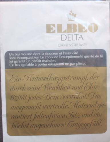 Vintage elbeo delta strümpfe - delta,