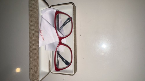Brillenfassung rot grau - brillenfassung,