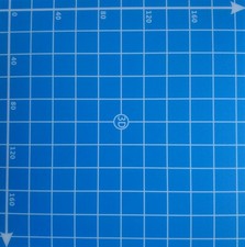 3D-Drucker Druckbett Heizbett Heatbed Folie 220 RepRap mit Raster (A26)