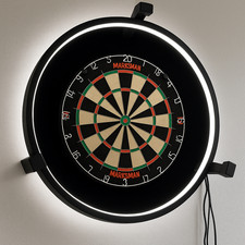 Darts! Steeldart! Lichtring! Autoscoring! Mit Kameras+LED Stripe ! Komplettset