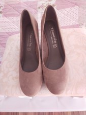 Tamaris Pumps  Echtleder  40 Hellbraun 
