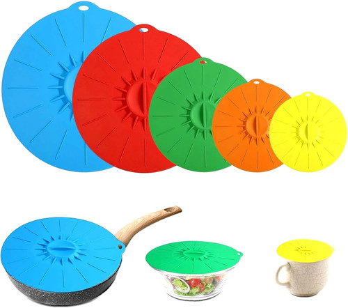 Silikondeckel schüssel bunt - silikondeckel,