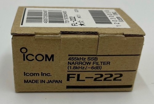 Icom 222 ssb narrow filter - icom,