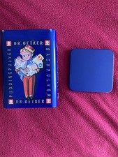 Sammel Dose blau, 125 Jahre