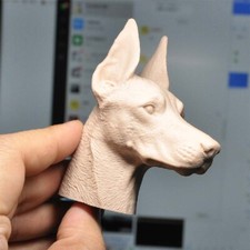 1:6 Dobermann Dog Animal Head