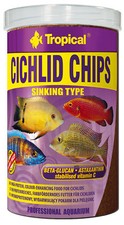 1 Liter Tropical Cichlid Chips 1000 ml Futter für Malawi Cichliden Barsche