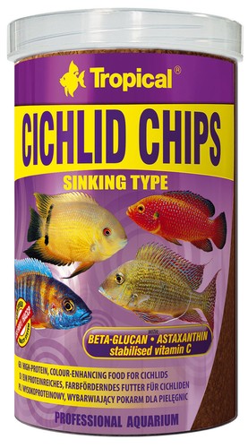 Liter tropical cichlid - 1, chips