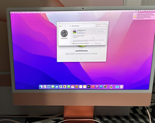 Apple M1 24" iMac 2021 - großes Modell mit 8core GPU, 512 GB SSD, rot  in OVP