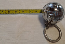 Vintage Schlüsselanhänger mit eingebautem Maßband 1 m. und Regierungsbezirke