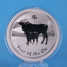 Australien 1 $ 2009 Year of the Ox 1 Oz Silber 999 St