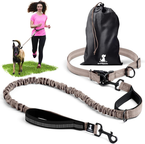 Joggingleine mit bauchgurt - mit,