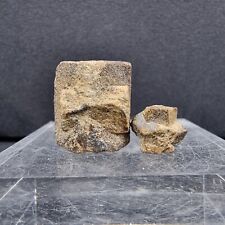 2x Staurolith Set 11*9*7+18*15*10mm 5+1g Bretagne, Frankreich Mineraliensammlung