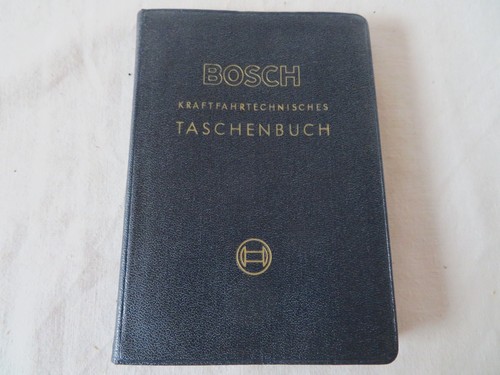 Bosch kraftfahr technisches - bosch,
