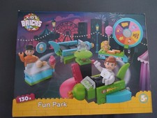 KID's BRICKS Fun Park 130x Pieces Building Blocks Set