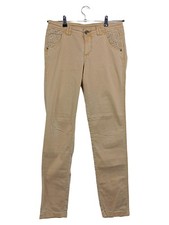 Street One Damen Cargohose Gr. 38 Beige Casual mit Strass