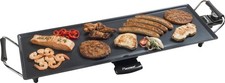 BESTRON ABP 603  SCHWARZ/Elektrogrill, Schwarz/Bambus (1800 Watt)