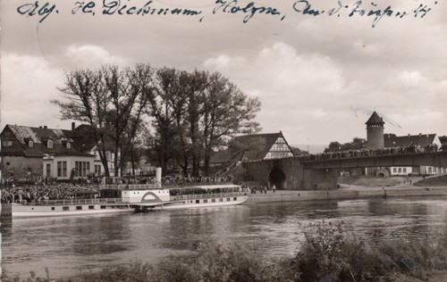 Holzminden weser raddampfer - holzminden, weser: