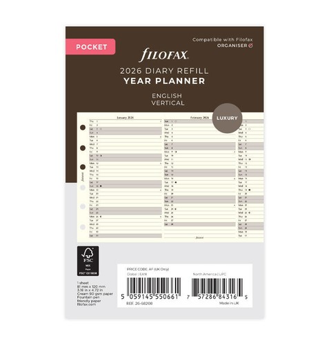 Filofax 68208 pocket - filofax,