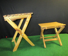 2 Blumen-Klapphocker groß