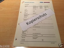 Datsun 260 Z - FINA Techn. Information Betriebsstoffe, Füllmengen, Intervalle