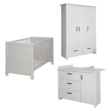 Roba Zimmerset Mila Kombi-Bett 70x140cm Wickelkommode & Schrank 3-türig TOP