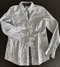  Damen-Bluse von KangaROOS, weiß, gestreift, chic, top Zustand