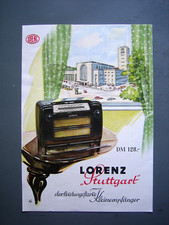 * * Schöner Farbprospekt LORENZ Stuttgart * *