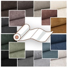 (7,40 €/m) Polsterstoff Bezugsstoff POSO Cordoptik Meterware Streifen Polsterung