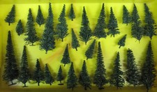 Modelleisenbahn Nadelbäume Tannenbäume ca. 28 Stecktannen in unterschiedlicher G