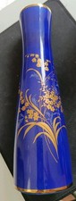 Vintage Vase Echt Kobalt-Blau Bavaria Germany Royal Porzellan sehr dekorativ
