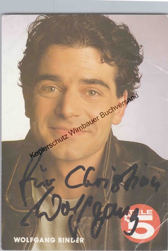 Original autogramm wolfgang - original,