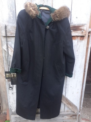 Dunkelblauer lodenmantel damen - dunkelblauer,