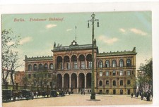 Berlin AK Potsdamer Bahnhof Vorplatz Pferdekutsche um 1900  Ansichtskarte