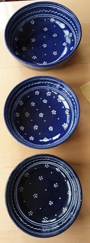 Gmundner keramik dirndl blau - keramik,