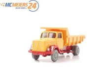 Wiking H0 1110/2A Modellauto Muldenkipper Saturn (2-achsig) chromgelb 1:87 E73