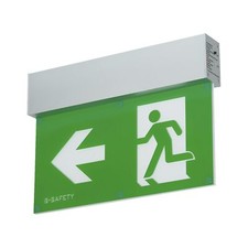 B-Safety L-LUX LED-Rettungswegleuchte, Einzelbatterie, Wandmontage - BR558 030